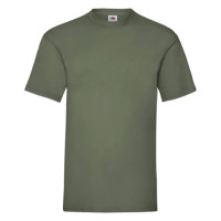 Футболка чоловіча Valueweight Fruit of the Loom 165g, оливковий, 4XL — 4ХL