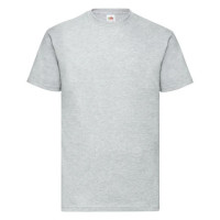 Мужская футболка Valueweight Fruit of the Loom 165 г, серый меланж, 2XL