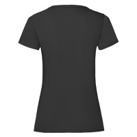 Футболка жіноча Valueweight T Fruit of the Loom 165g, чорний, XS