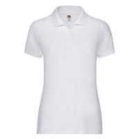 Теніска жіноча Fruit of the Loom 65/35 Polo 170g, білий, розмір XL