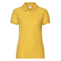 Теніска жіноча Fruit of the Loom 65/35 Polo 180g, жовтий, розмір XS