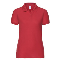 Теніска жіноча Fruit of the Loom 65/35 Polo 180g, червоний, розмір M