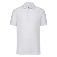 Футболка Fruit of the Loom 65/35 Polo 170 г, белая, размер 4XL — 4XL
