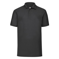 Теніска Fruit of the Loom 65/35 Polo 180g, чорний, розмір L