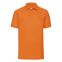 Футболка Fruit of the Loom 65/35 Polo 180 г, оранжевая, размер S