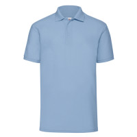 Теніска Fruit of the Loom 65/35 Polo 180g, блакитний, розмір M
