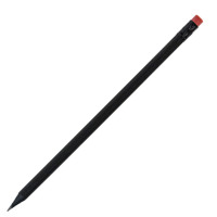 BLACK STRIPE, Олівець простий з гумкою, Ø7x190 мм