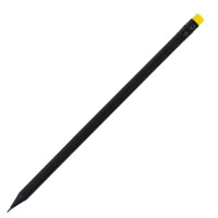 BLACK STRIPE, Олівець простий з гумкою, Ø7x190 мм
