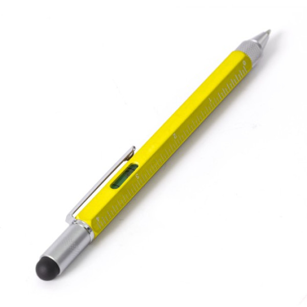Ручка MULTI-TOOL 5 в 1, металл - Серый