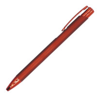 VELVET GRIP, Ручка з софт-тач та UV елементами, Ø10x136 мм — Червоний