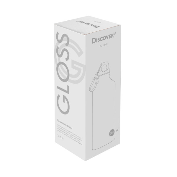 Бутылка металлическая Gloss, ТМ Discover