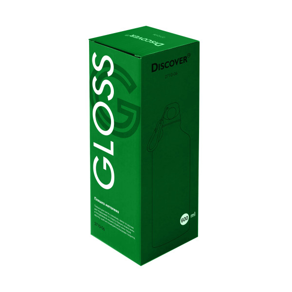Бутылка металлическая Gloss, ТМ Discover