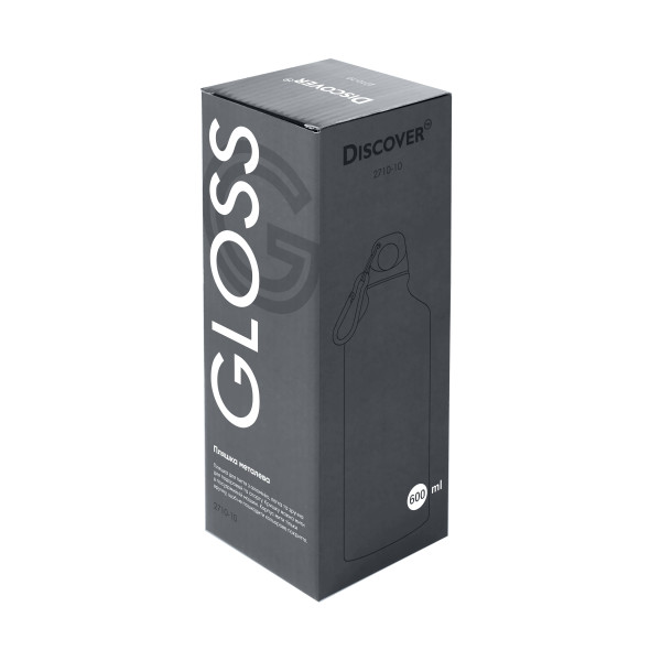 Бутылка металлическая Gloss, ТМ Discover
