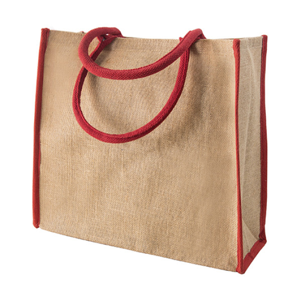 Сумка IVONA, джут 350 г(м2), 40х15х35 см - Черный