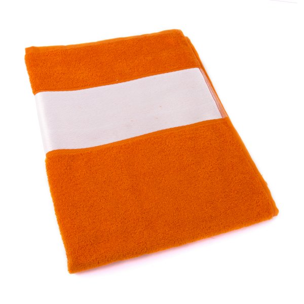 Рушник SUNSET з білим бордюром 50х100, 380G — Білий