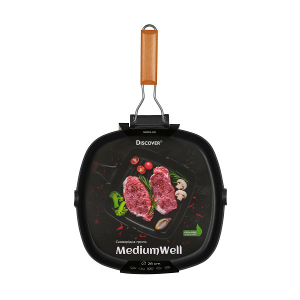 Сковородка-гриль MediumWell, TM Discover