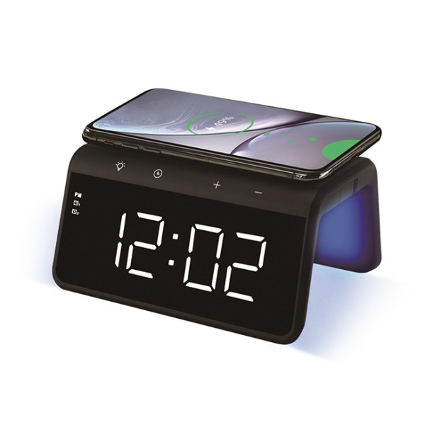 Часы с беспроводной зарядкой Wake Up, TM TEG, с беспроводной зарядкой, TM TEG