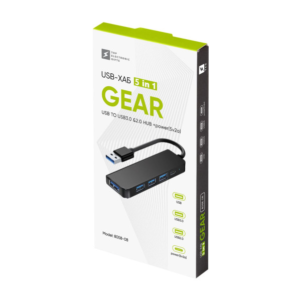 USB-хаб 5 в1 Gear, TM TEG