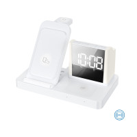 Беспроводное зарядное устройство с часами Time Dock, TM TEG