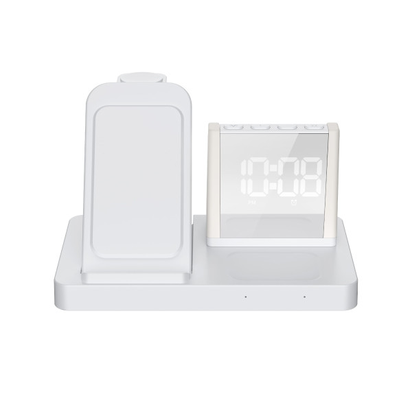 Беспроводное зарядное устройство с часами Time Dock, TM TEG