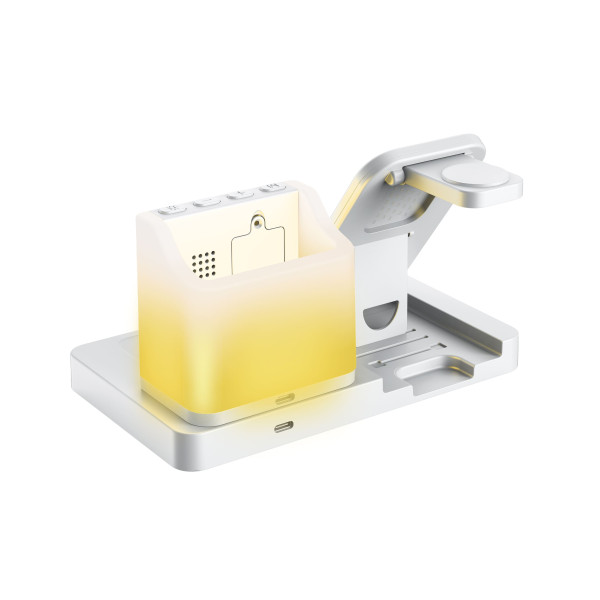 Беспроводное зарядное устройство с часами Time Dock, TM TEG