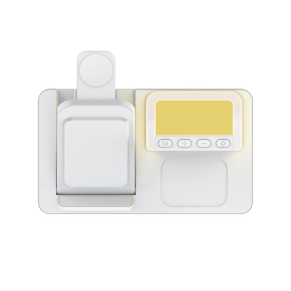 Беспроводное зарядное устройство с часами Time Dock, TM TEG