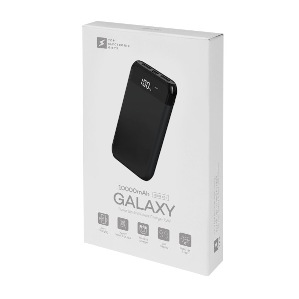 Повербанк с подсветкой Galaxy 10000 mAh, ТМ TEG