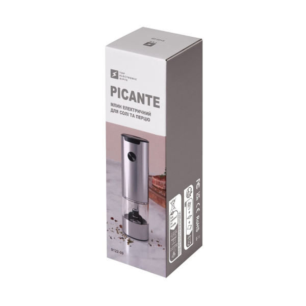 Мельница электрическая для соли и перца Picante, TM TEG