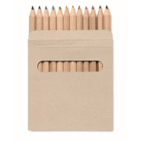 Набор из 12 бежевых карандашей ARCOLOR, 9x9x0,8 см - Бежевый