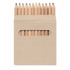 Набор из 12 бежевых карандашей ARCOLOR, 9x9x0,8 см - Бежевый