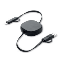 LINEA, Кабель для быстрой зарядки (60 W/ PD), длина 80 см - Черный