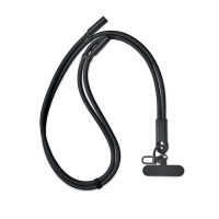 COCHARGE, Зарядний кабель-ремінець 2-в-1 (60 W/PD), 120 см — Чорний