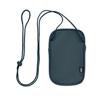 KOROVIN POUCH, Сумка-саше дорожна з RPET, 12,5x2x20 см — Блакитний