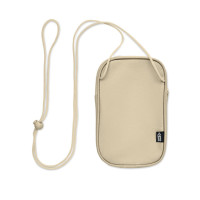 KOROVIN POUCH, Сумка-саше дорожна з RPET, 12,5x2x20 см — Бежевий