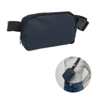 KOROVIN WAIST, Сумка-бананка з поліестеру 210D, 22x5x15 см — Синій