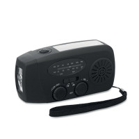 ONDA, Портативний AM/FM-радіоприймач з ABS-пластику, 13x5x6 см — Чорний
