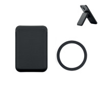 KARTA STAND, Картхолдер-подставка с MagSafe, 6,5x9,5x1 см - Черный