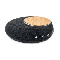 FLARE, Колонка с Bluetooth 5.1 с зарядным устройством 10W, Ø11,4X4,2 см - Черный