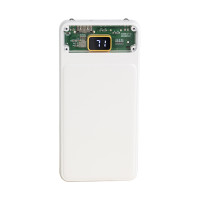 TEKNO, Павербанк на 10000 mAh з цифровим індикатором заряду та двома LED-діодами — Чорний