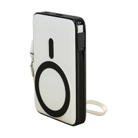 Зарядний пристрій TALISMAN з MagSafe, 10000 mAh — Білий